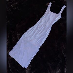 Halara Ribbed Bodycon Blue Dress